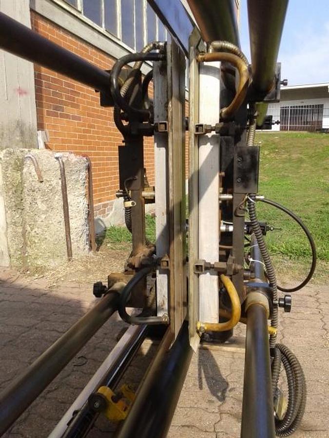 Refurbished used slit and seal unit, 1600 mm.hot air, ribbon seal