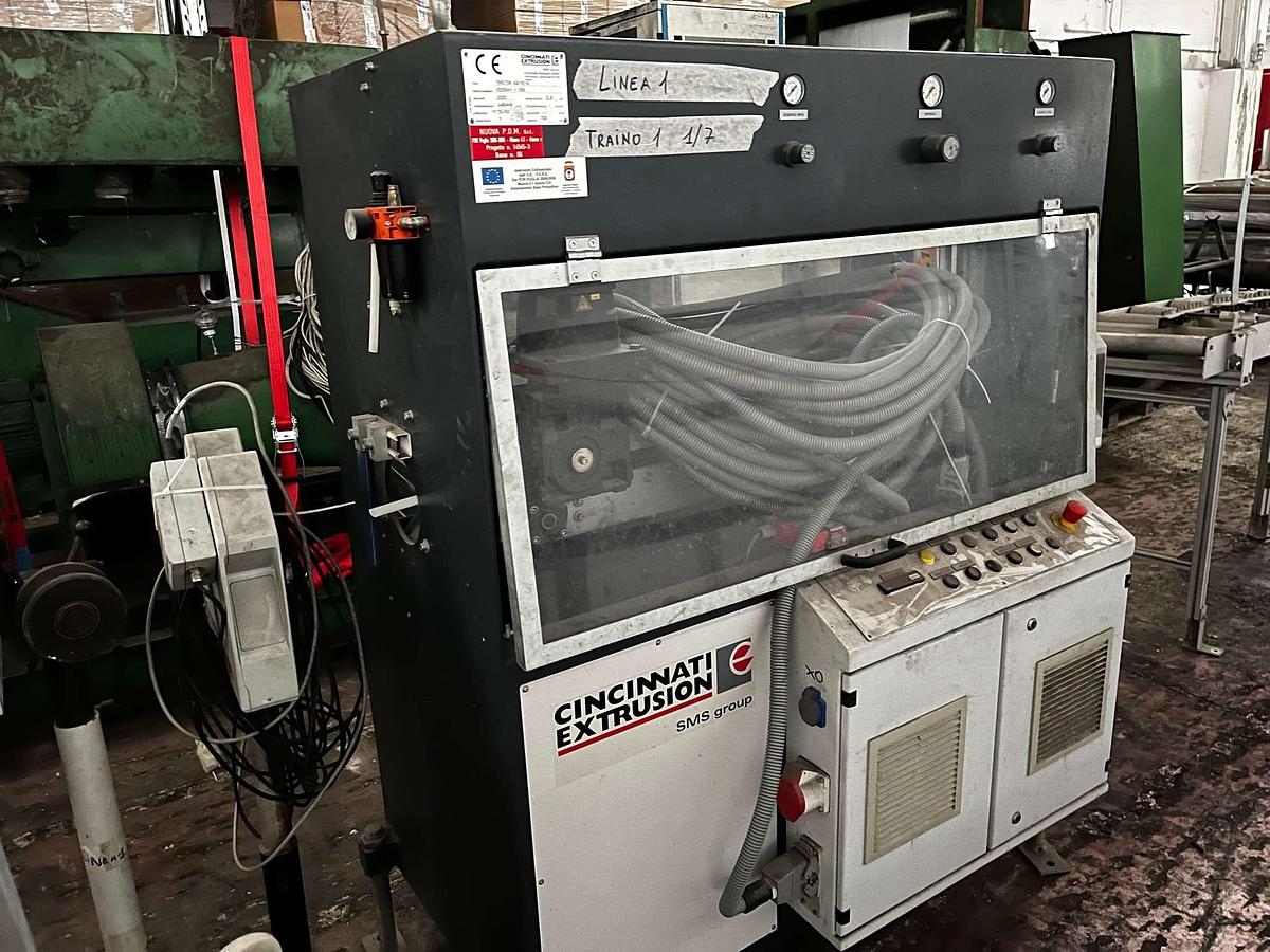 Used 2005 CINCINNATI NEXANS PEX-AL-PEX extrusion line complete with downstream
