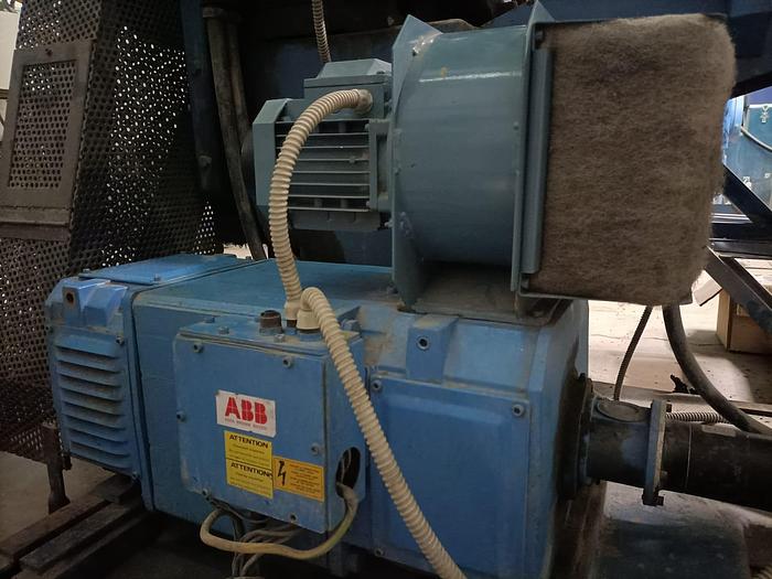 Used 2000 PREALPINA 85 mm. strand pelletizer
