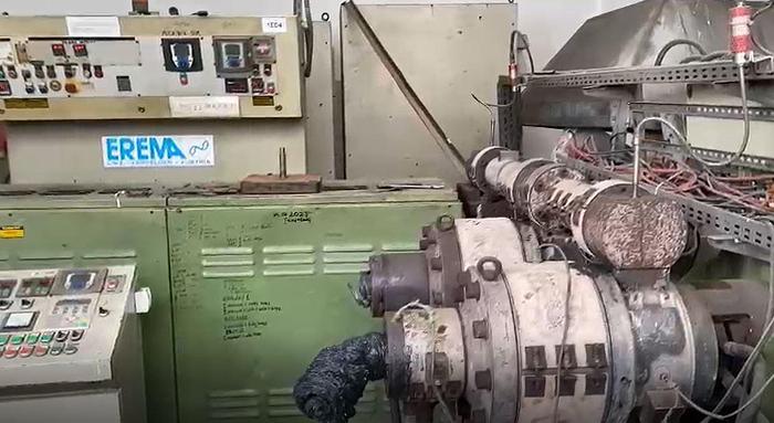 Used Complete granulation line with Erema 160