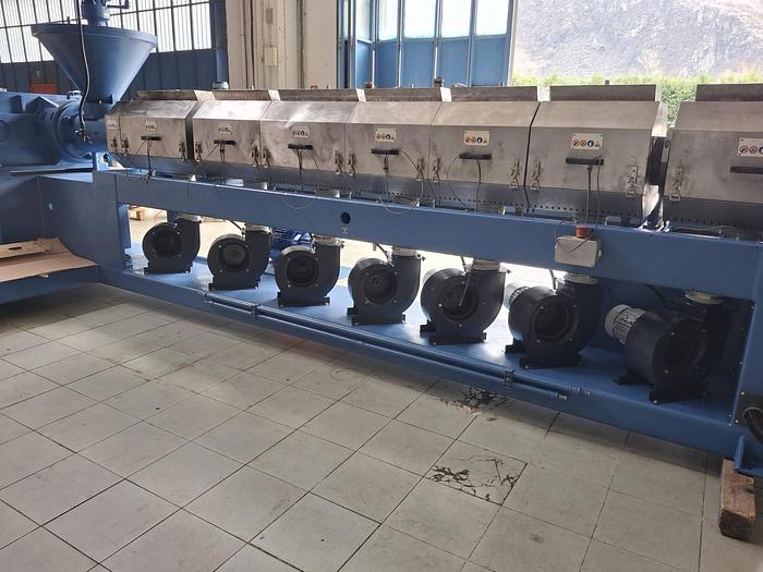 Refurbished CDM PREALPINA 500-600 kg/h PE PP PC PS ABS REGRANULATING LINE FULLY RECONDITIONED