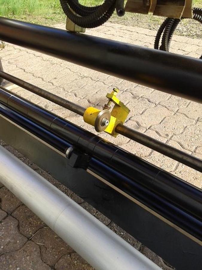 Refurbished used slit and seal unit, 1600 mm.hot air, ribbon seal