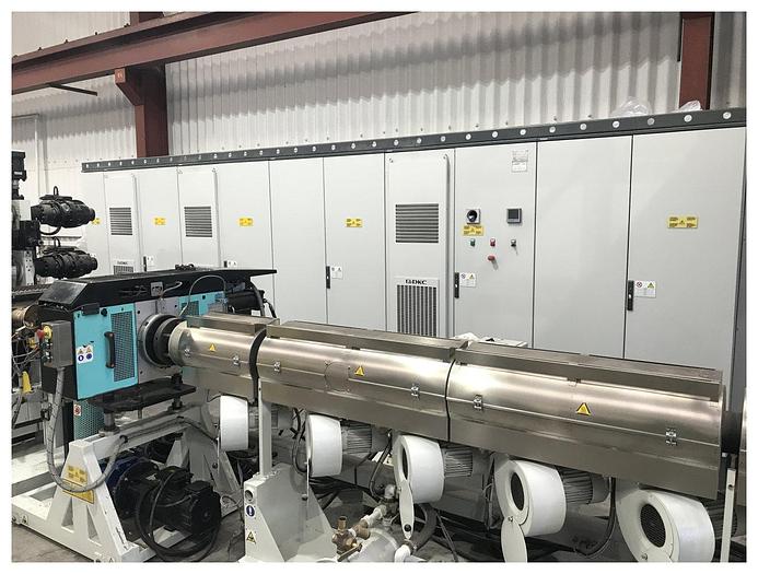 Used AMUT PET,PP & PS sheet extrusion line 1000 mm Ref.TX123