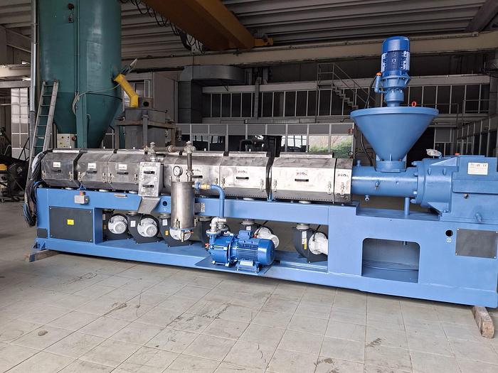 Refurbished CDM PREALPINA 500-600 kg/h PE PP PC PS ABS REGRANULATING LINE FULLY RECONDITIONED