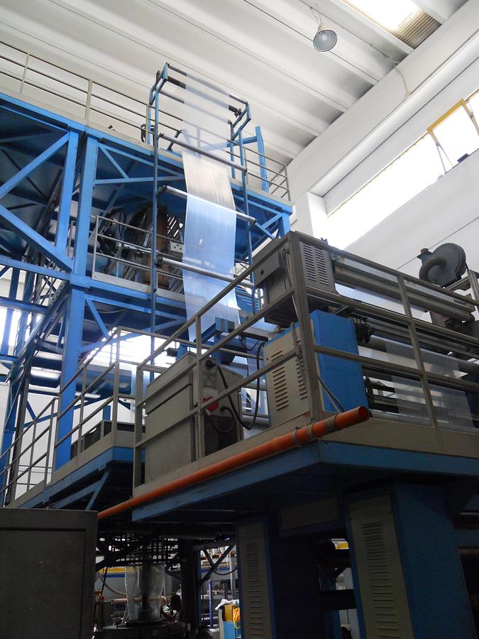 Used EXTRUDER GHIOLDI s.55-75-55, d.300, w.1700 mm.