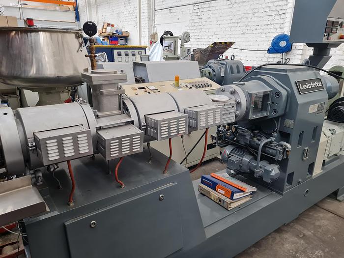 Used LEISTRITZ TWIN SCREW 2x 67 mm PVC