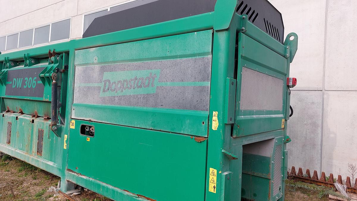 Used DOPPSTADT single shaft shredder DW 306 Ceron