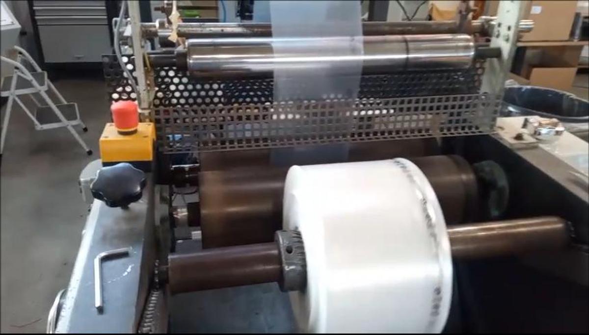 Used PLASTIMAC LAB FILM EXTRUDER