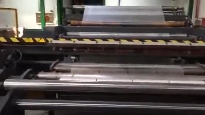 Used 1994 BATTENFELD-GLOUCESTER 418 HE 70 REEL-TO-REEL BAG PRE-CUTTER ...