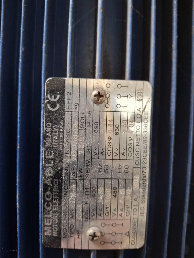 Refurbished pelletizer-water-ring-Tecnova-1-To/h-reconditioned