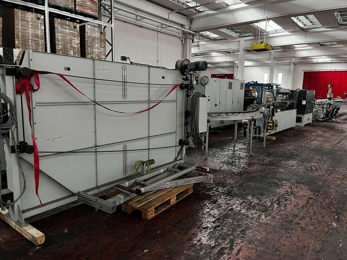 Used 2005 CINCINNATI NEXANS PEX-AL-PEX extrusion line complete with downstream