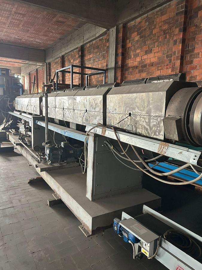 Refurbished extruder 160 mm. 50 LD 2x degassing with  energy saving IR heaters