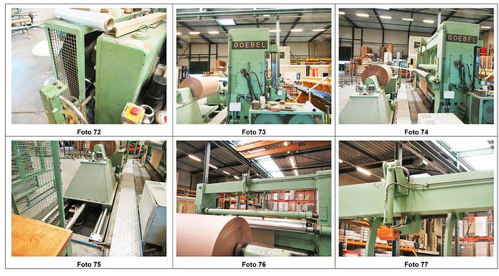 Used 3,6 mt.SLITTER REWINDER GOEBEL