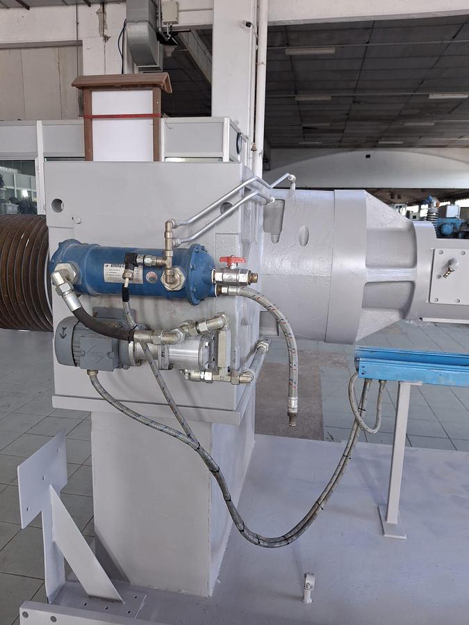 Refurbished extruder 160 mm. 50 LD 2x degassing with  energy saving IR heaters