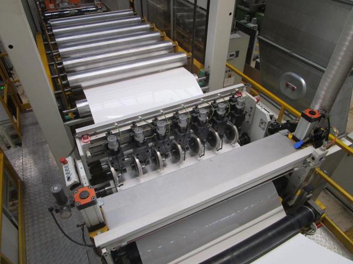 Used 2004 AMUT EZ 160 1200/1000 mm.single screw 1 Ton/h PS PP