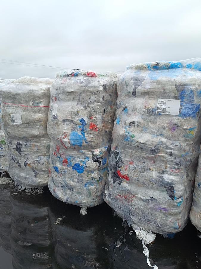 Used EUROPEAN PE Film colors bales