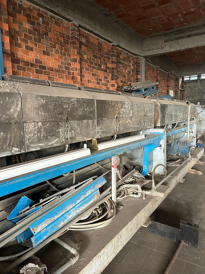 Refurbished extruder 160 mm. 50 LD 2x degassing with  energy saving IR heaters