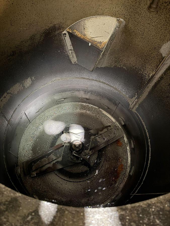 Used COSTARELLI 1300 mm fully automatic agglomerator complete with loading belt and collection hopper