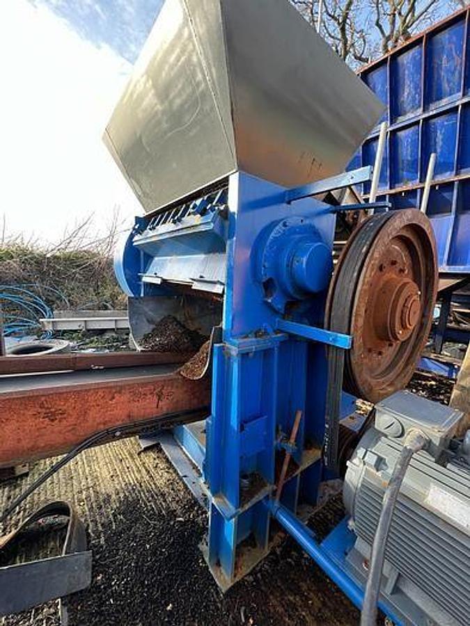 Used USED TYRE RECYCLING LINE MTB+ELDAN 1 Ton/h in 20 mm. (1st machine yields abt.10 T/h in chopped size)