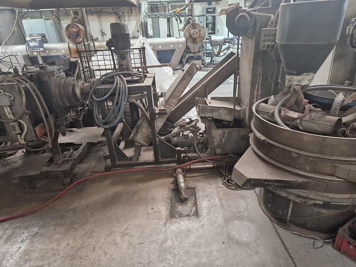 Used 2001 TECNOVA 160 mm 900 kg/h PE PP PS PC ABS PS EPS, etc