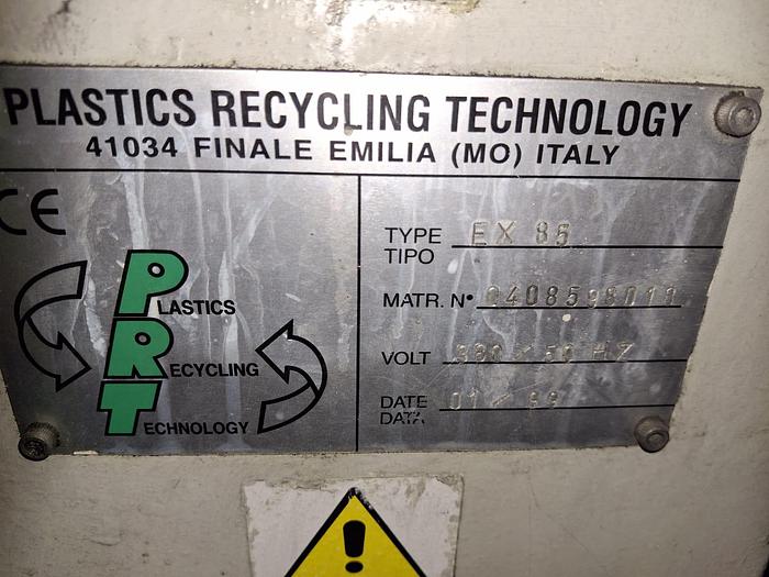 Refurbished PRT LDPE HDPE PP PS PC ABS RECYCLING EXTRUDER 200 kg/h