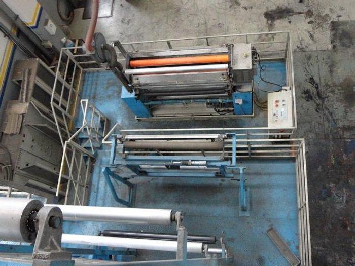 Used extruder for shrink LDPE+LLDPE+MDPE 1700 mm.wide 300 kg/h ready to go