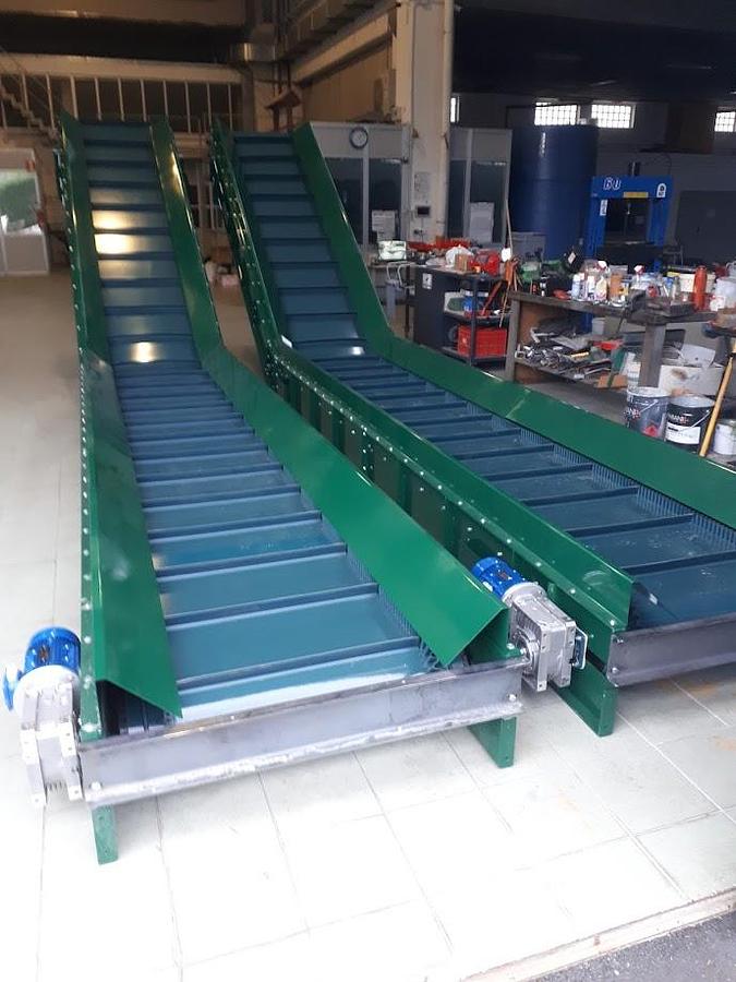 CONVEYOR BELTS, rubber, PVC, shutter type