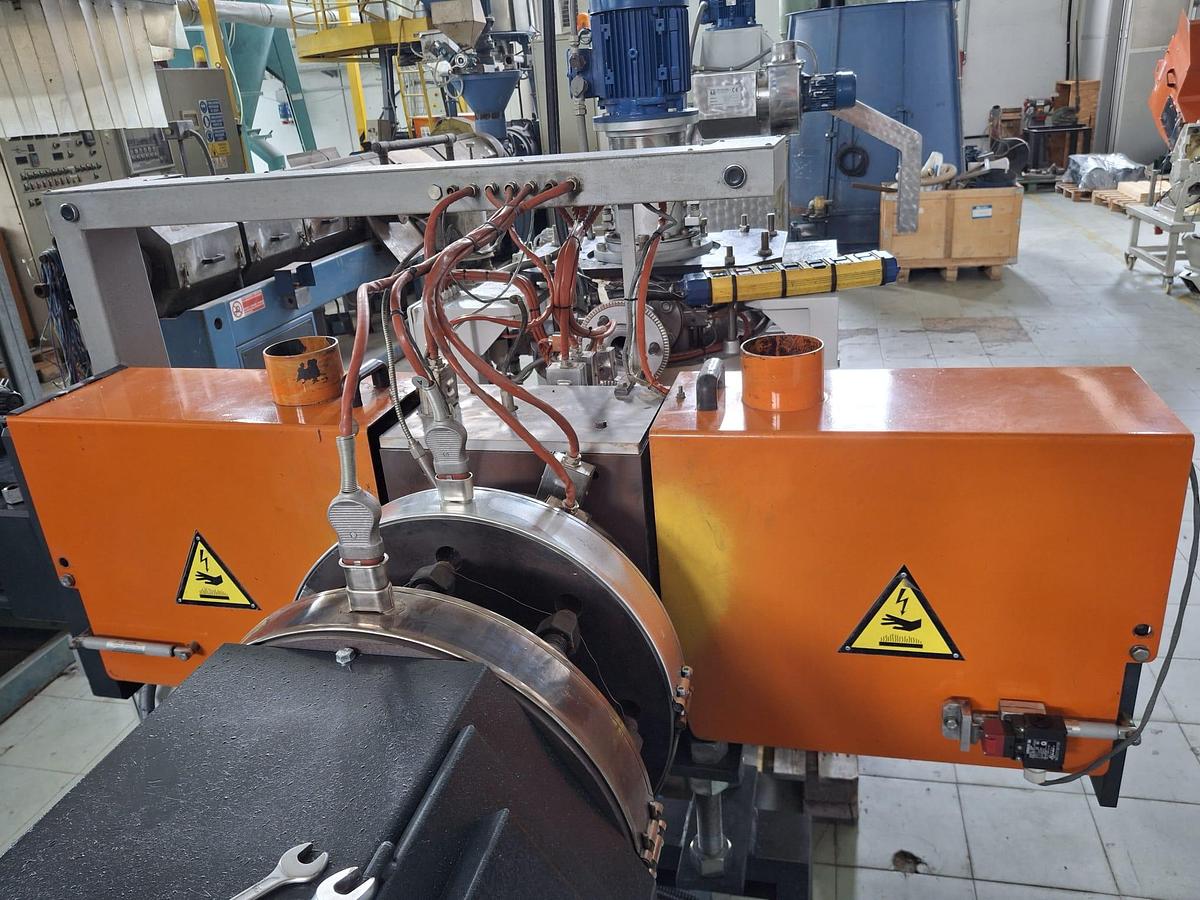 Refurbished extruder Tecnova 130 500-600 kg/h reconditioned, ready to go