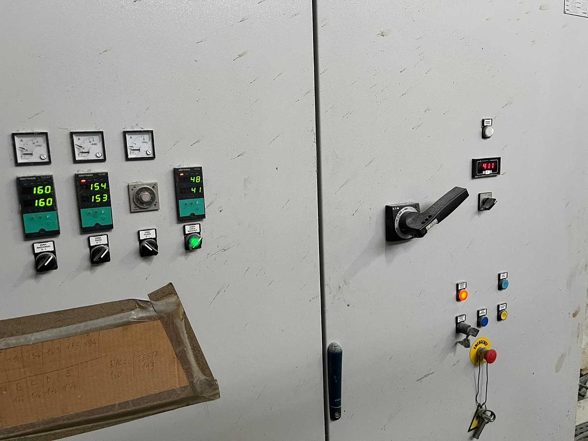 Used extruder 500 kg/h pe pp tecnova 130, 37 LD reconditioned +warranty