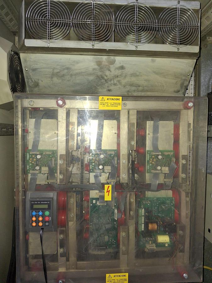 Refurbished extruder 160 mm. 50 LD 2x degassing with energy saving IR heaters