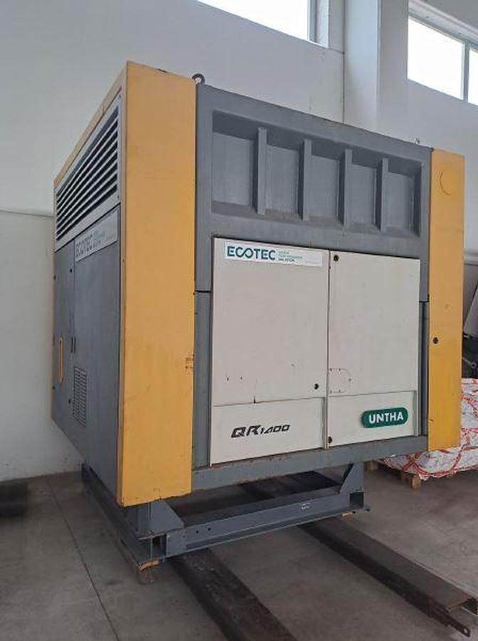 Used UNTHA single shaft shredder QR 1400 1 x 55 kW