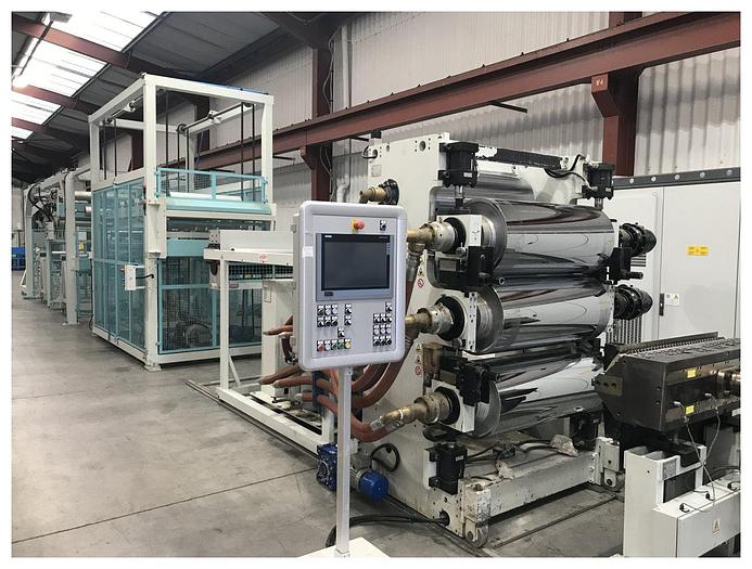 Used AMUT PET,PP & PS sheet extrusion line 1000 mm Ref.TX123