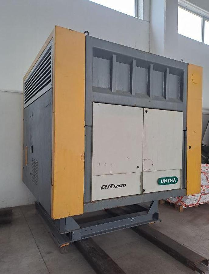 Used UNTHA single shaft shredder QR 1400 1 x 55 kW