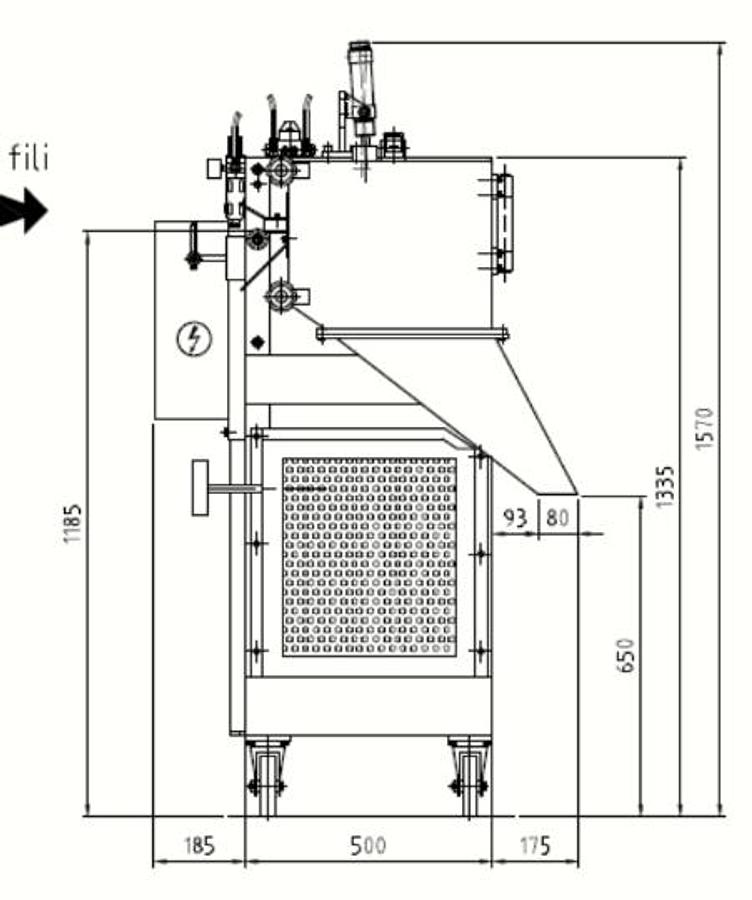 Refurbished GERMANPLAST STRAND PELLETIZER