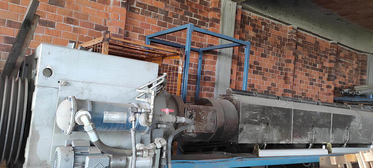 Refurbished extruder 160 mm. 50 LD 2x degassing with  energy saving IR heaters