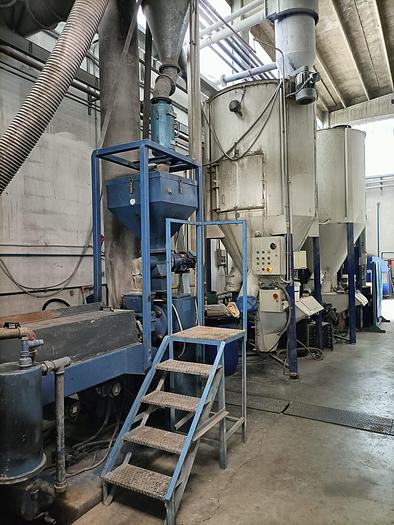 Used 2000 PREALPINA 85 mm. strand pelletizer