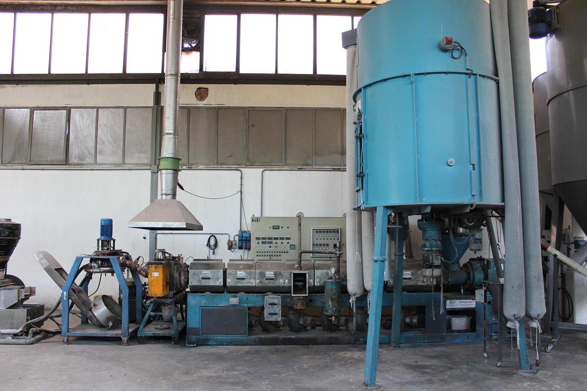 Refurbished CDM PREALPINA  130 mm 500-600 kg/h PE PP PC PS ABS