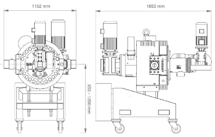 ITALIAN FULLY AUTOMATIC SCREENCHANGER, doctor- blade system