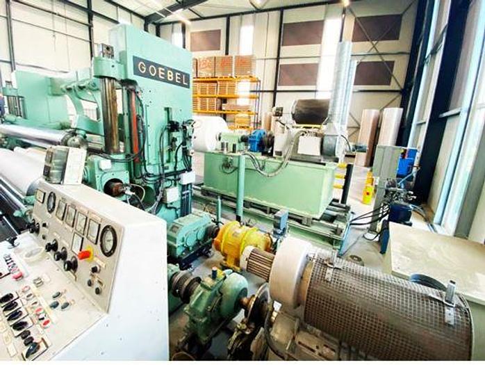 Used 3,6 mt.SLITTER REWINDER GOEBEL