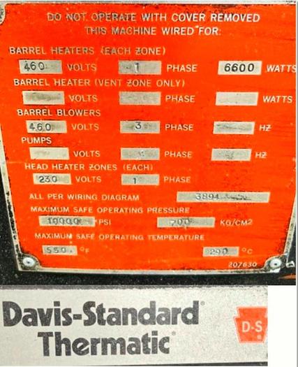 Usato DAVIS STANDARD THERMATIC 60 mm.