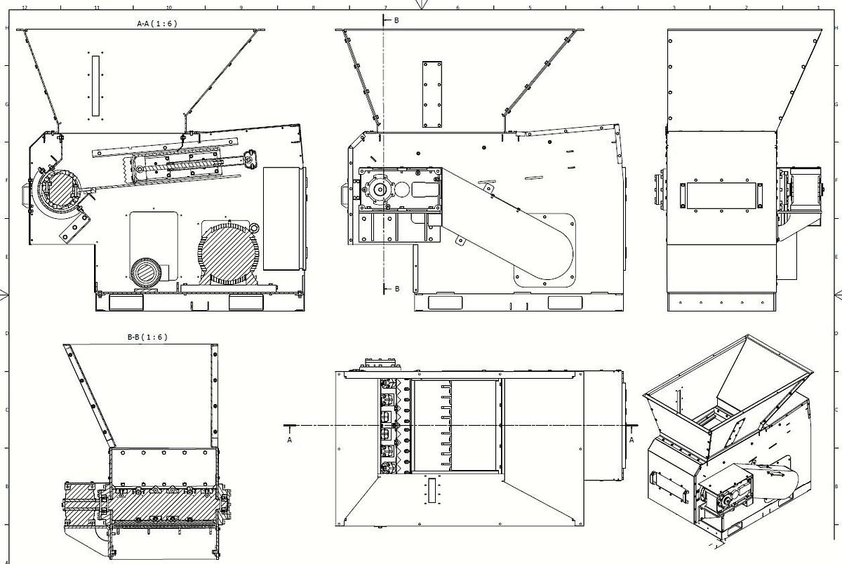 ALL PURPOSE, SHREDDER 1.000 mm 45 kw