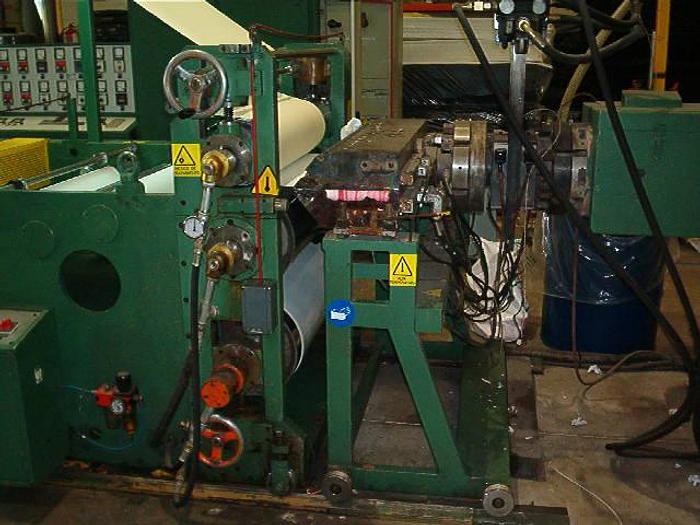 Used AMUT SHEET EXTRUSION LINE s.90 mm w.900 mm.