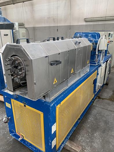 Refurbished COMAC 2x40 mm.37 LD COROTATING EXTRUDER 200 kg/h.