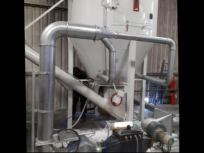 DRYING SYSTEM for VERTICAL MIXERS