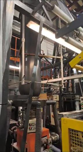 Used 1989 BANDERA  BLOWN FILM EXTRUDER s.80 d.130 w1.200