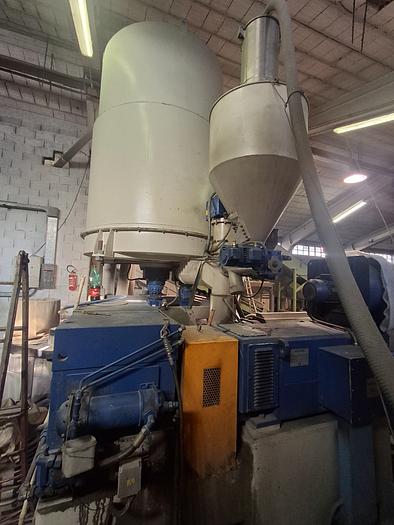 Used GAMMA MECCANICA 160 mm. extruder for LDPE HDPE PP,..