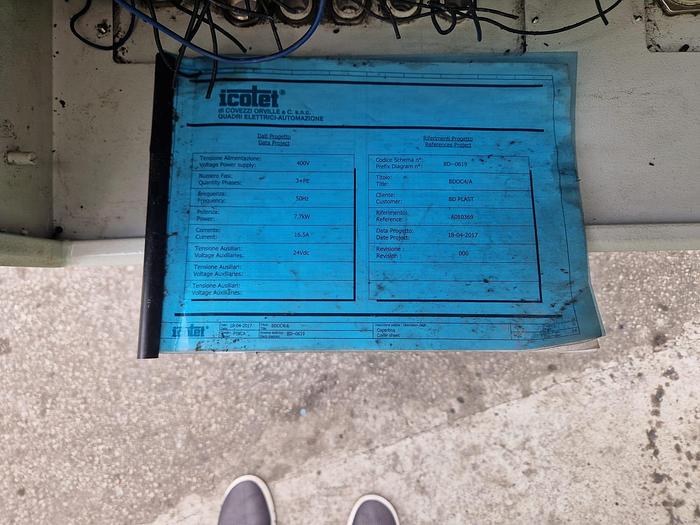 Used 2017 BD PLAST BDO 400 mm.diameter SEMI AUTOMATIC