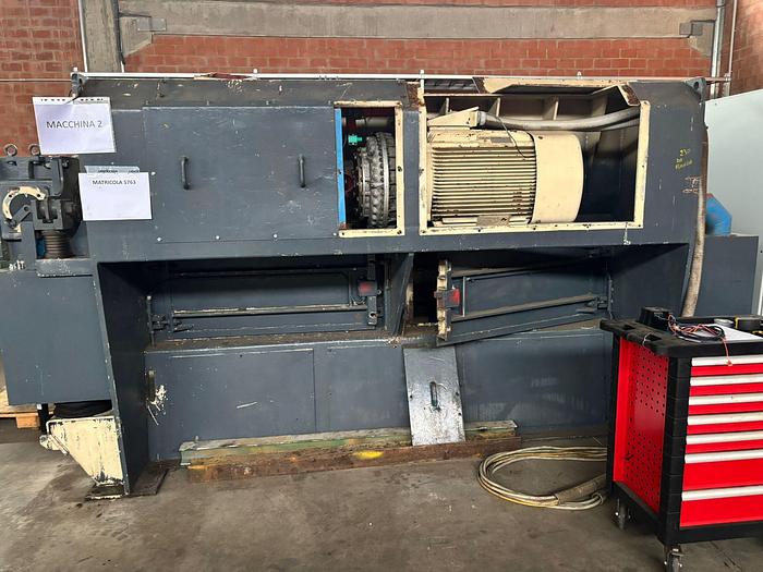 Refurbished VECOPLAN TWIN SHAFT SHREDDER 220 KW VNZ 3000 double-rotor shredder