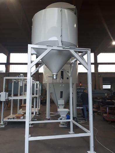 PLC CONTROLLED MIXING AND WEIGHING SYSTEMS FOR GRANULATE