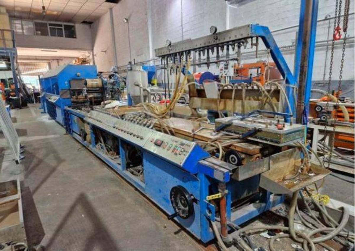 Used extruder-2x45 mm.conical-working-cheap.